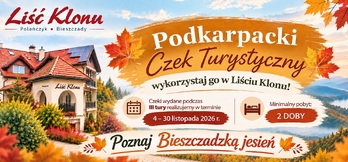 Trzecia tura realizacji Podkarpackiego Czeku Turystycznego 2026