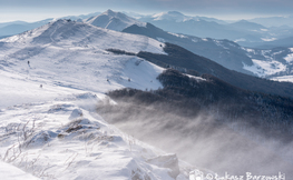 Zimowe Bieszczady, Fot. Łukasz Barzowski