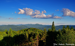 Widok z Korbani na Wysokie Bieszczady, Fot. Łukasz Barzowski