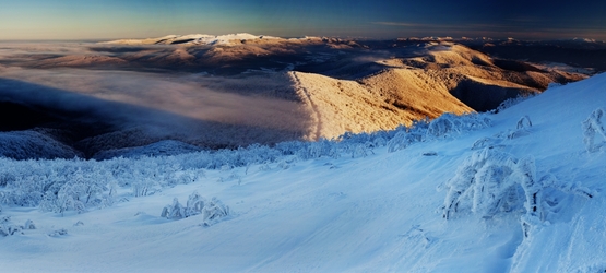 Bieszczady zimą