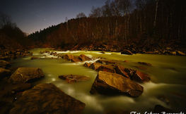 Rezerwat Sine Wiry nocą, Fot. Łukasz Barzowski